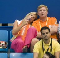 Dutch Royals Yawn at Olympic Games in China