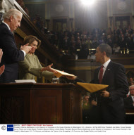 President Obama Addresses a Joint Session of Congress in the House Chamber in Washington D.C., America - 24 Feb 2009
