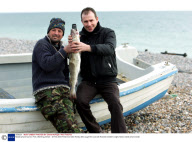 Mobile phone found in Fish, Worthing, Britain - 26 Feb 2009