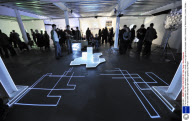The first Kinetica Art Fair dedicated to kinetic, robotic, sound, light and time based media, University of Westminster, London, Britain - 01 Mar 2009