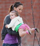 EXCLUSIVE Jessica Alba and Honor at the Park