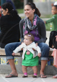 EXCLUSIVE Jessica Alba and Honor at the Park
