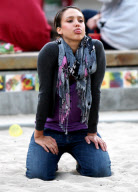 EXCLUSIVE Jessica Alba and Honor at the Park