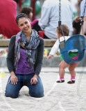 EXCLUSIVE Jessica Alba and Honor at the Park