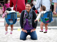 EXCLUSIVE Jessica Alba and Honor at the Park