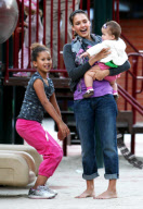 EXCLUSIVE Jessica Alba and Honor at the Park