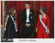 020332 Spanish Royal Family organizes a Gala Dinner at the Royal Palace tonight for the Russian President and his wife.
