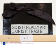 Royal College of Art Secret Postcard exhibition, London, Britain - 16 Nov 2006