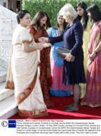 Prince Charles and Camilla, Duchess of Cornwall visit the BAPS Shri Swaminarayan Mandir Neasden Temple, London, Britain - 04 Mar 2009