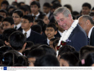 Prince Charles and Camilla, Duchess of Cornwall visit the BAPS Shri Swaminarayan Mandir Neasden Temple, London, Britain - 04 Mar 2009