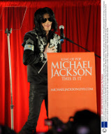 Michael Jackson announces his Summer 2009 residency at the O2 Arena, London, Britain - 05 Mar 2009