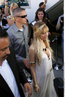 Pregnant NICOLE RICHIE presenting her 'House of Harlow' jewelry collection