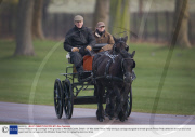 Prince Philip driving a carriage in the grounds of Windsor Castle, Britain - 07 Mar 2009