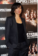 Beautiful French actress SOPHIE MARCEAU dons trendy menswear suit