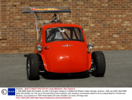 A 1959 BMW Isetta 300 'bubble' car with a V8 engine, based on a Mattel Hot Wheels model, Georgia, America - 29th Jan 2009