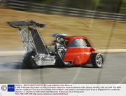 A 1959 BMW Isetta 300 'bubble' car with a V8 engine, based on a Mattel Hot Wheels model, Georgia, America - 29th Jan 2009