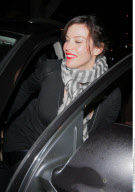 No US rights | Actress LIV TYLER wears trendy red lipstick