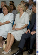 Camilla, Duchess of Cornwall visits the Municipal Centre For Art and Education in Manaus, Brazil - 14 Mar 2009