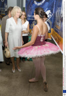 Camilla, Duchess of Cornwall visits the Municipal Centre For Art and Education in Manaus, Brazil - 14 Mar 2009