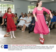 Camilla, Duchess of Cornwall visits the Municipal Centre For Art and Education in Manaus, Brazil - 14 Mar 2009
