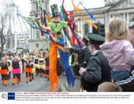 St Patricks Day parade, Belfast, Northern Ireland - 17 Mar 2009