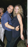 ITALY, MILAN: GIORGIO ARMANI GALA PARTY   - EROS RAMAZOTTI AND WIFE MICHELLE HUNZICH