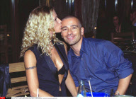 ITALY, MILAN: GIORGIO ARMANI GALA PARTY   - EROS RAMAZOTTI AND WIFE MICHELLE HUNZICH