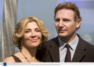 Liam Neeson and Natasha Richardson at the international launch of the Chicago Spire, Dublin, Ireland - 23 Jan 2008