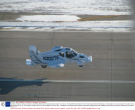 Terrafugia Transition flying car makes first test flight, Plattsburgh International Airport, New York, America - 05 Mar 2009