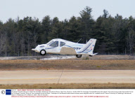 Terrafugia Transition flying car makes first test flight, Plattsburgh International Airport, New York, America - 05 Mar 2009