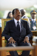 Pope Benoit XVI arrival at Yaounde / Cameroon