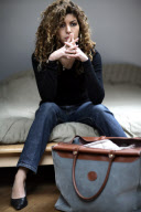 Young woman in various situations