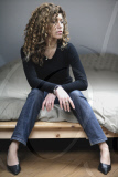 Young woman in various situations