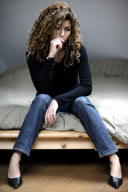 Young woman in various situations