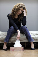 Young woman in various situations