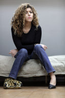 Young woman in various situations