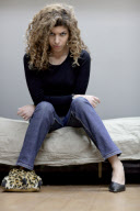 Young woman in various situations