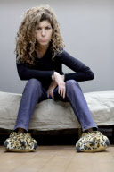 Young woman in various situations