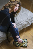 Young woman in various situations
