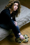 Young woman in various situations