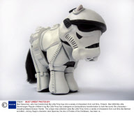 Mari Kasurinen, who has transformed My Little Pony toys into a variety of characters from cult films, Finland - Mar 2009