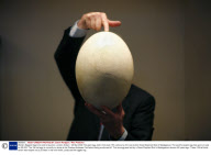 World's Biggest Egg to be sold at auction, London, Britain - 25 Mar 2009