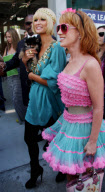 Paris Hilton and Kathy Griffin shop at Kitson and Lisa Kline on Robertson Blvd