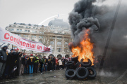 Manifestation de Continental a Paris