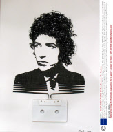 'Ghost in the machine' tape art by Erika Simmons, Atlanta, Georgia, America - Mar 2009