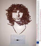 'Ghost in the machine' tape art by Erika Simmons, Atlanta, Georgia, America - Mar 2009