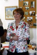 CROWN PRINCESS MARGARITA OF ROMANIA attending a school with supported projects of her 'Princess Margarita Foundation' in Bucharest