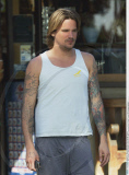 No US rights | Socialite SEAN STEWART shows off his sleeve-tattoos