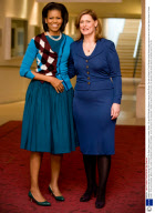 Leaders wives and partners meet during G20 Summit at The Royal Opera House in London, Britain - 02 Apr 2009