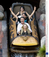 David Hasselhoff celebrating the birthday of his daughter Hayley at Disneyland, Anaheim, America - Aug 2007